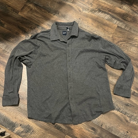 GAP Other - GAP Gray Casual Button Down Shirt XXL